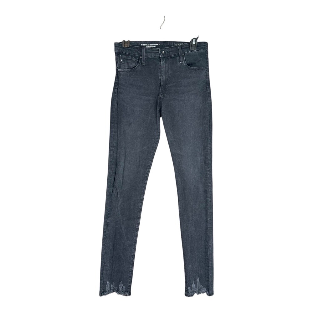 AG Adriano Goldschmied 28R Black Farrah Skinny Ankle High Rise Skinny Jeans
